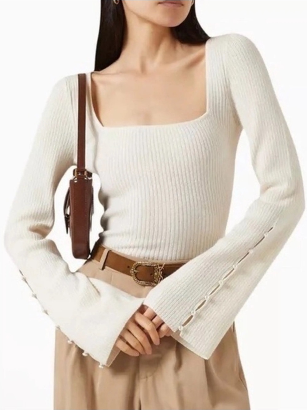 Reformation 100% Cashmere Emanuele Sweater